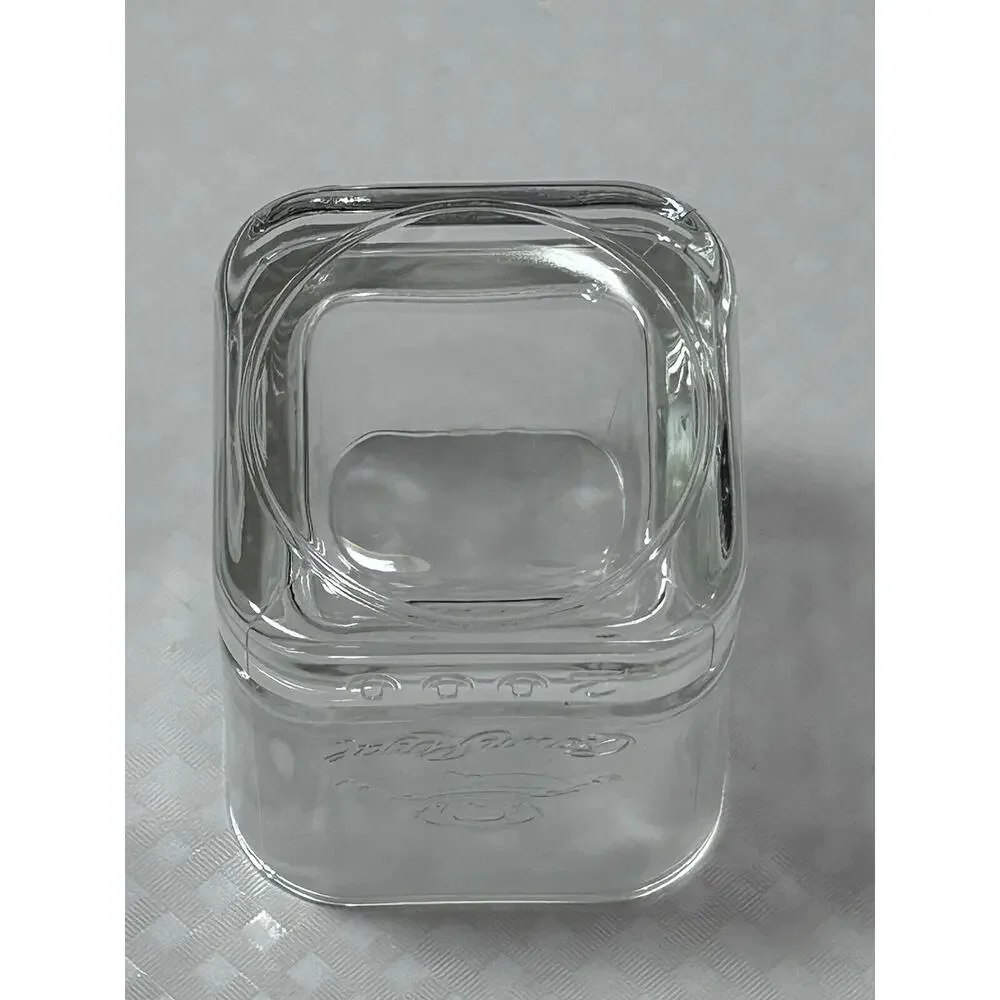 2000 Millennium Crown Royal Low Ball‎ Rocks Man Cave Glass - Square, Whiskey